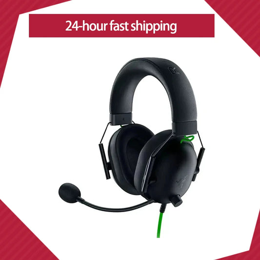 Razer-Casque d'Esports Filaire BlackShlavabo V2 X, Antibruit Passif Avancé, Son Surround 7.1, Micro Cardioïde Hyperclair